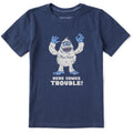 Kids Bumble Here Comes Trouble Short Sleeve Crusher Tee product image 1