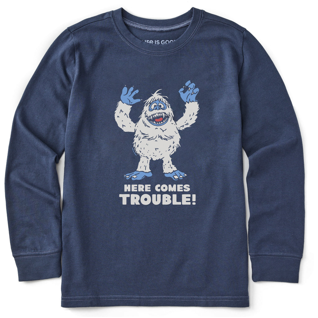 Kids Bumble Here Comes Trouble Long Sleeve Crusher Tee product image 1