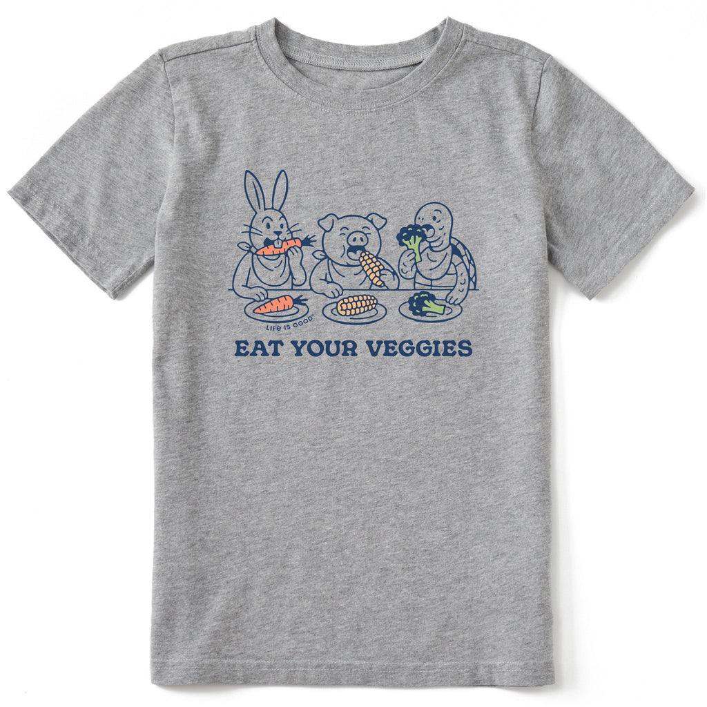 Kids Eat Your Veggies Animals Short Sleeve Crusher Tee product image 1