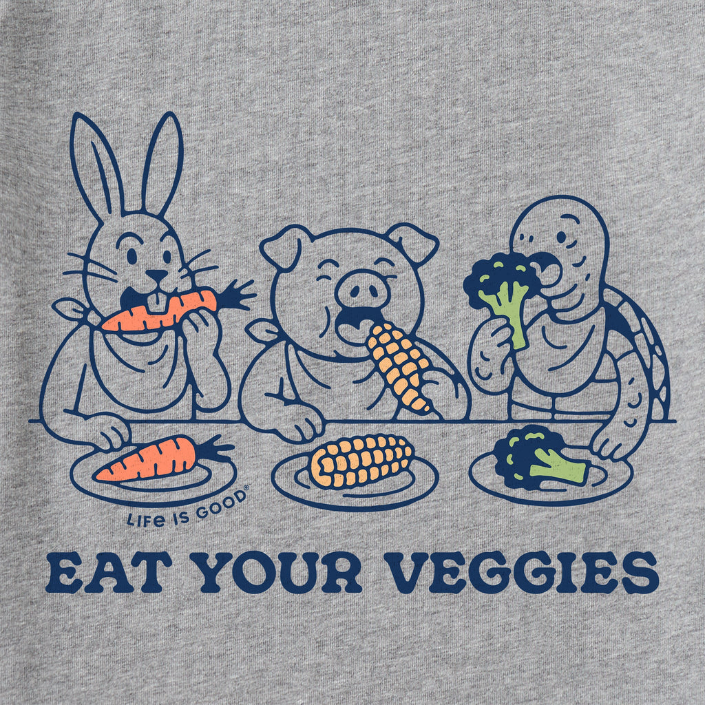 Kids Eat Your Veggies Animals Short Sleeve Crusher Tee product image 2