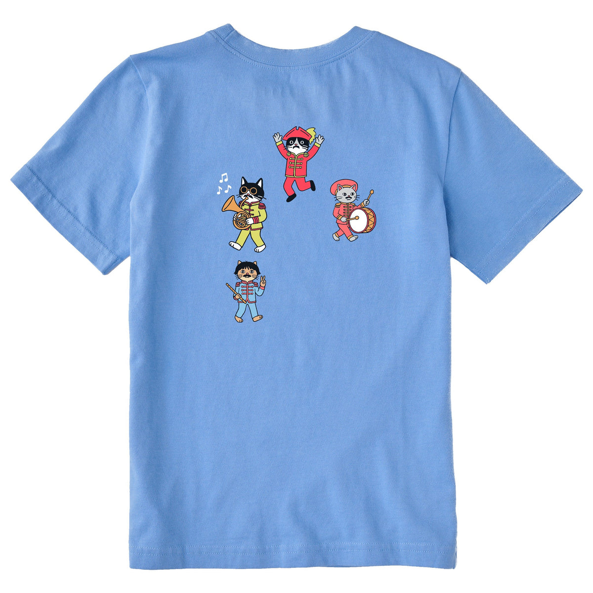 Kids Come Together Right Meow Cats Short Sleeve Crusher Tee product image 2