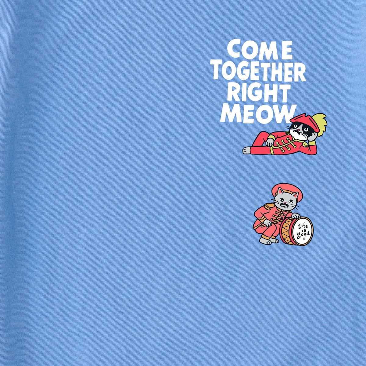 Kids Come Together Right Meow Cats Short Sleeve Crusher Tee product image 3