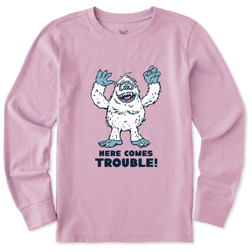 Kids Bumble Here Comes Trouble Long Sleeve Crusher Tee product image 3