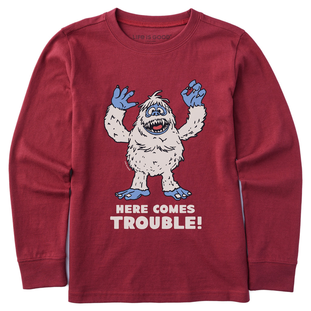 Kids Bumble Here Comes Trouble Long Sleeve Crusher Tee product image 5