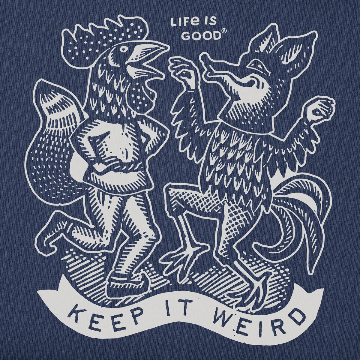 Keep it Weird Chicken Fox